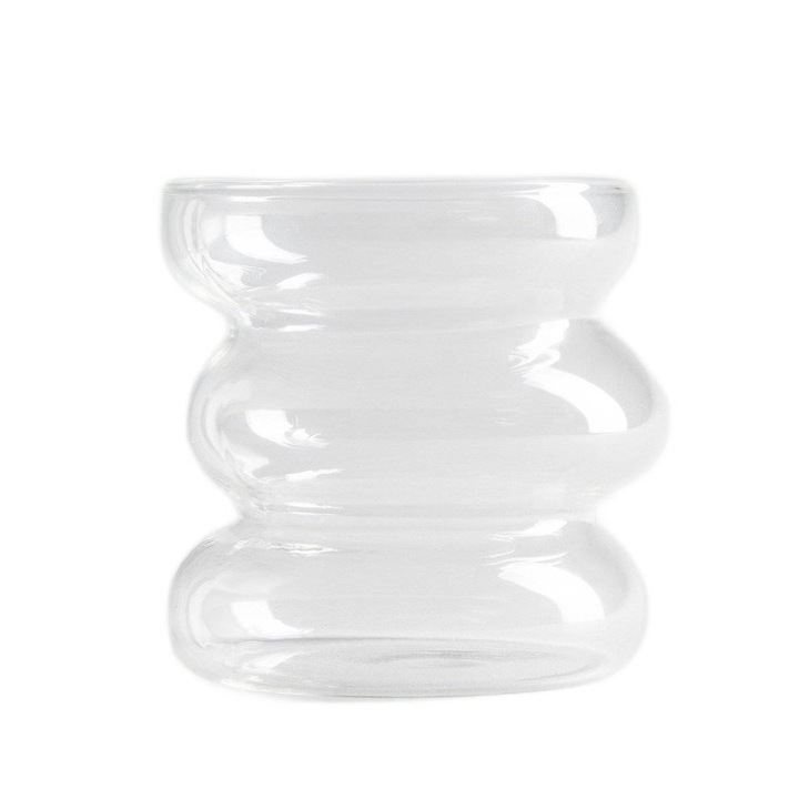 6 darabos Homla pohárkészlet, 0,45 l, egyedi dizájn, átlátszó