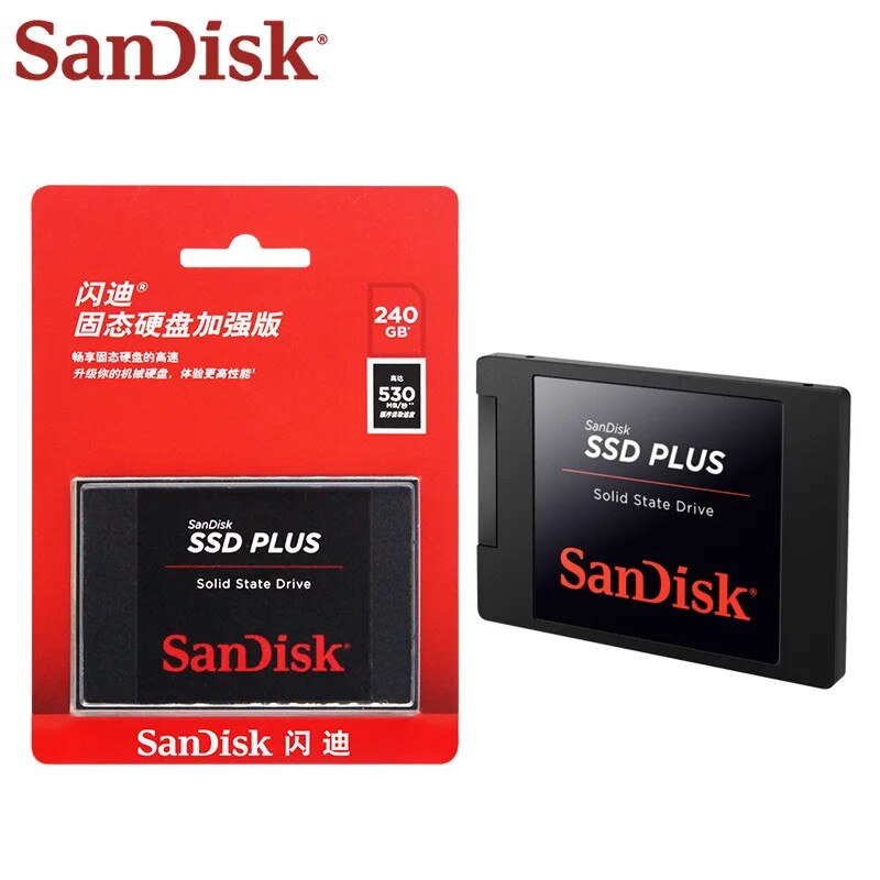 SSD Intern 2TB Sandisk Plus SATA III 2.5