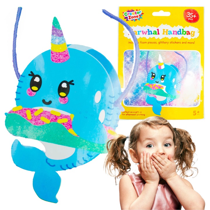 Set creativ pentru copii, Creator Zone, Model bentita, Albastru