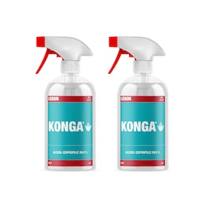 Set - 2 x Alcool izopropilic IPA puritate 99.9%, 1L Cu Pulverizator, Ideal pentru Electronice, Placi de Circuit, Detailing Auto si Curatare Precisa