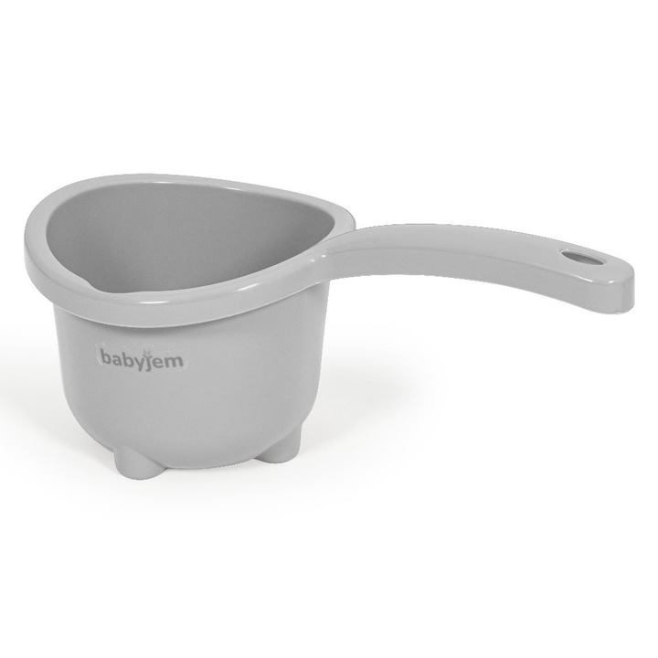 Чаша за изплакване на бебета, BabyJem, сива
