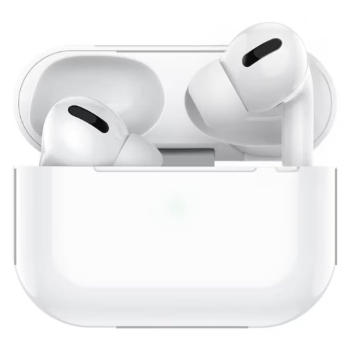 Casti Wireless PRO, compatibile IOS si Android, Carcasa cu incarcare wireless, Bluetooth 5.0, Sunet HiFi