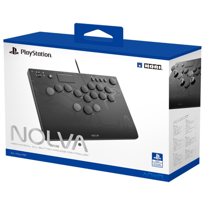 Controller Arcada Mecanic Hori, personalizabil, compact, pentru PlayStation 5 și PC