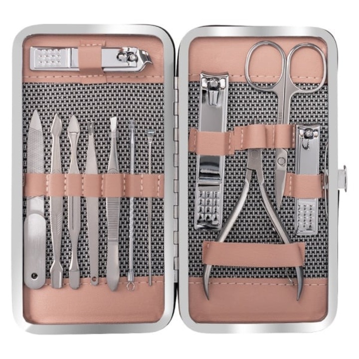 Trusa Manichiura SensoPRO Milano 12 piese - Powder Pink