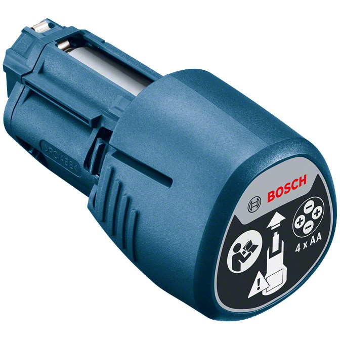 Adaptor baterii AA Bosch Professional 1608M00C1B, compatibil cu medelele GLL 3-80 C, GLL 3-80 CG, GCL 2-50 C, GCL 2-50 CG, GTC 400 C, D-tect 120, GIS 1000 C, GIC 12V-4-23 C, GIC 12