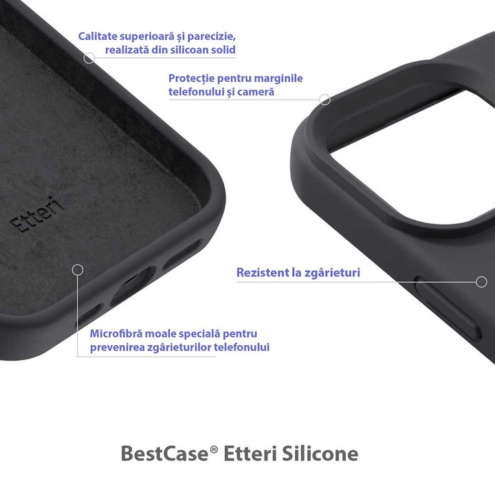 Husa de Protectie, Compatibila Xiaomi Redmi Note 13 Pro 5G, BestCase® Etteri Silicone, Verde menta