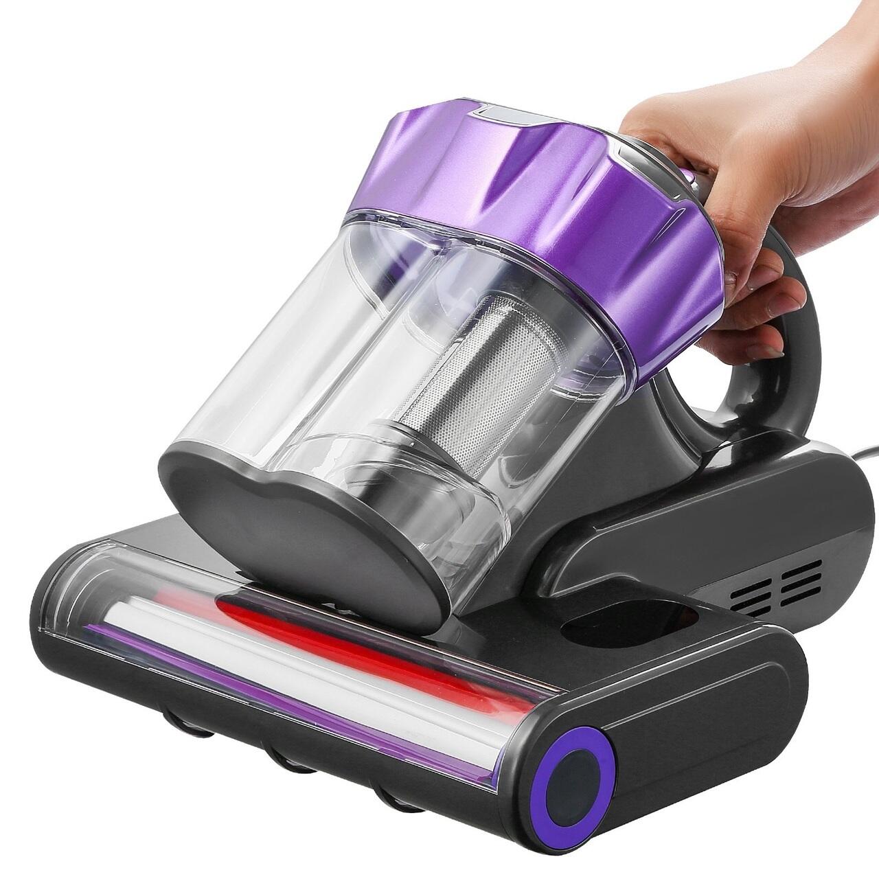 Aspirator pentru saltele antiacarieni, Filtru Hepa, Functie incalzire, 550 W, Capacitate 650 ml, Afisaj intelligent Led