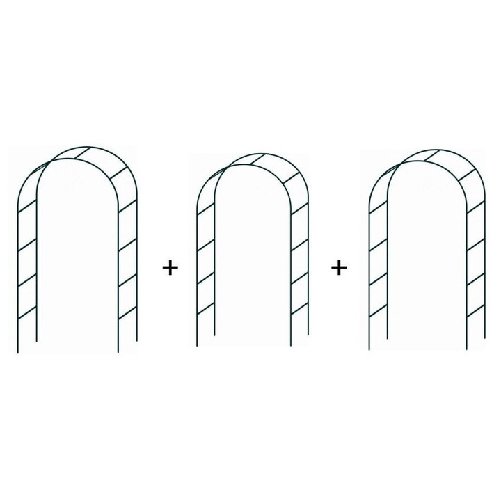 Pergola gradina, Selgot, 2+1, simpla, arcada flori 140 x 38 x 240 cm