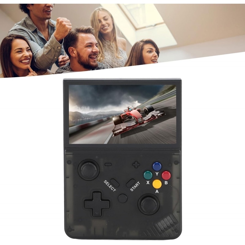 Consola de jocuri portabila R43 Pro, 128GB, ecran de 4,3 inch, are iesire HD si TV (negru)