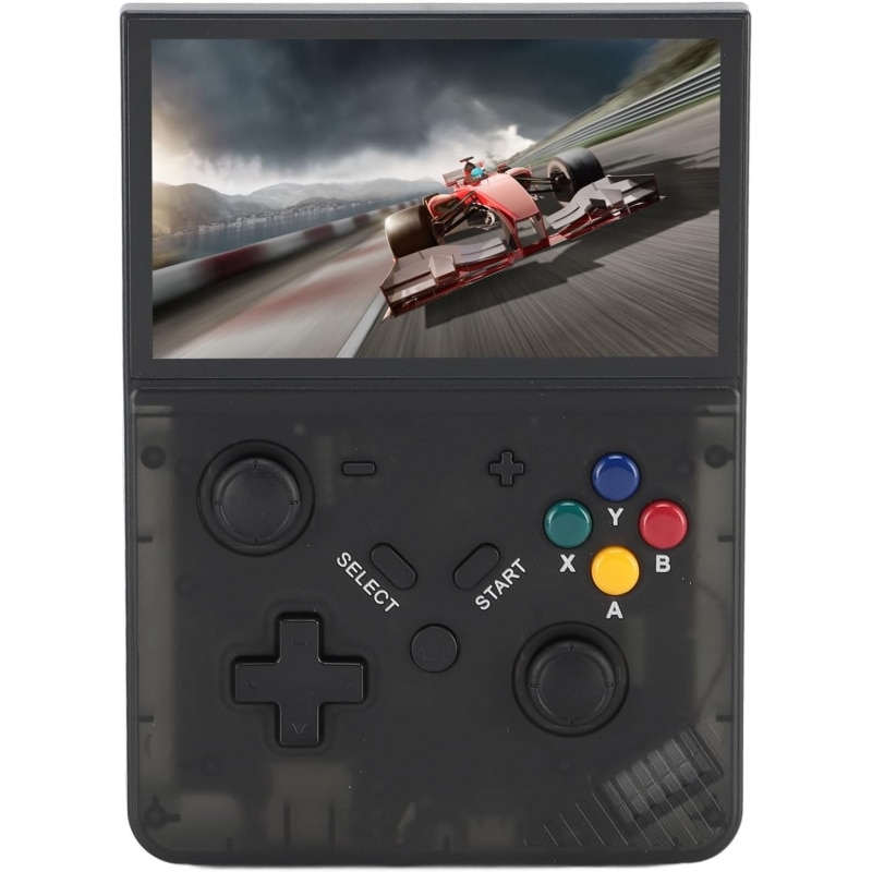 Consola de jocuri portabila R43 Pro, 128GB, ecran de 4,3 inch, are iesire HD si TV (negru)