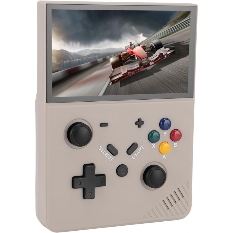 Consola de jocuri portabila R43 Pro, 128GB, ecran de 4,3 inch, are iesire HD si TV (gri)