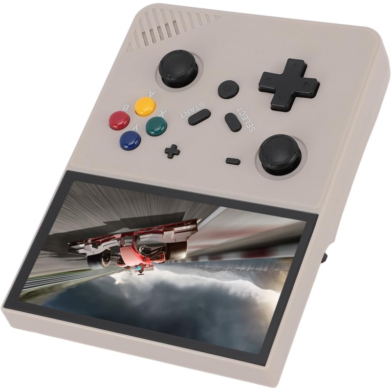 Consola de jocuri portabila R43 Pro, 128GB, ecran de 4,3 inch, are iesire HD si TV (gri)
