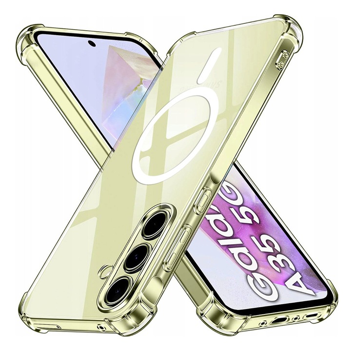 Husa Protectie pentru Samsung Galaxy A35 5G, H42, Gel TPU, Transparent
