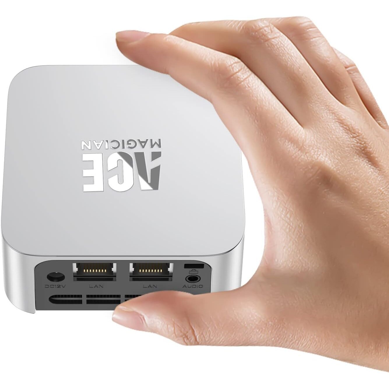 Mini PC ACEMAGIC Intel N100 pana la 3.4GHz, 16GB DDR4 RAM, 1TB SSD