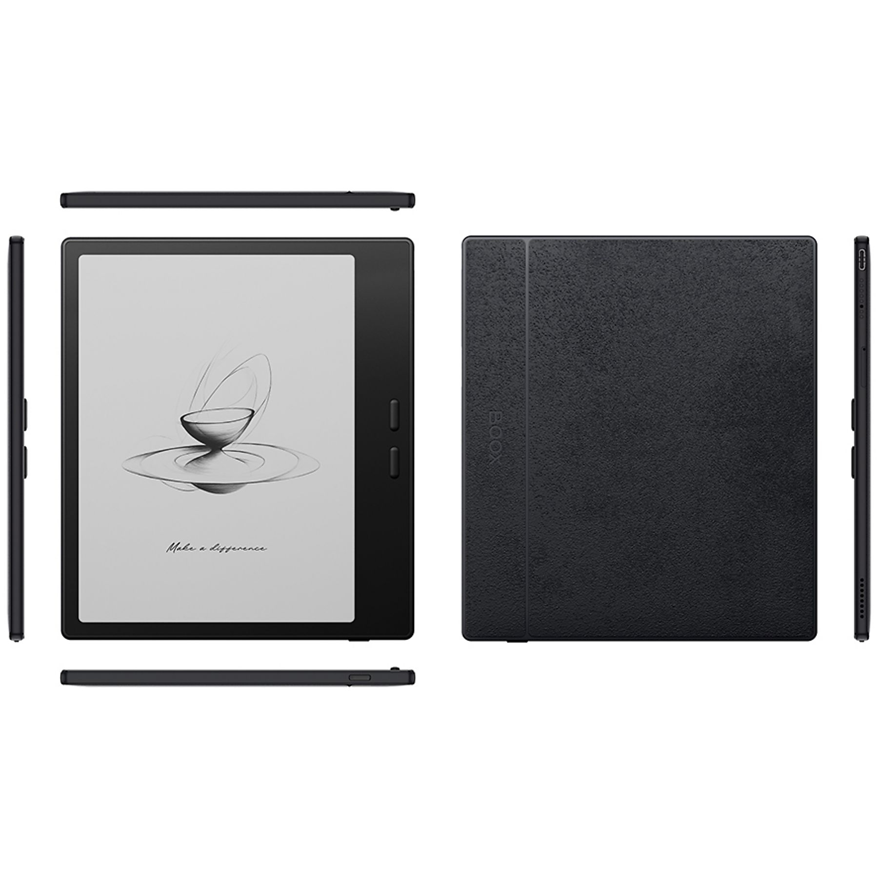 Tableta E-Ink Boox GO 7, 7 inch, Octa-Core, 4GB RAM, 64 GB, Android 13, Negru