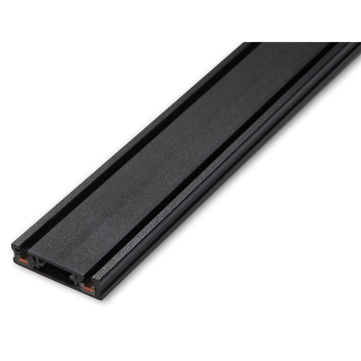 Bara magnetica pentru sistemul Luxo montat la suprafata 48V 2m, Negru