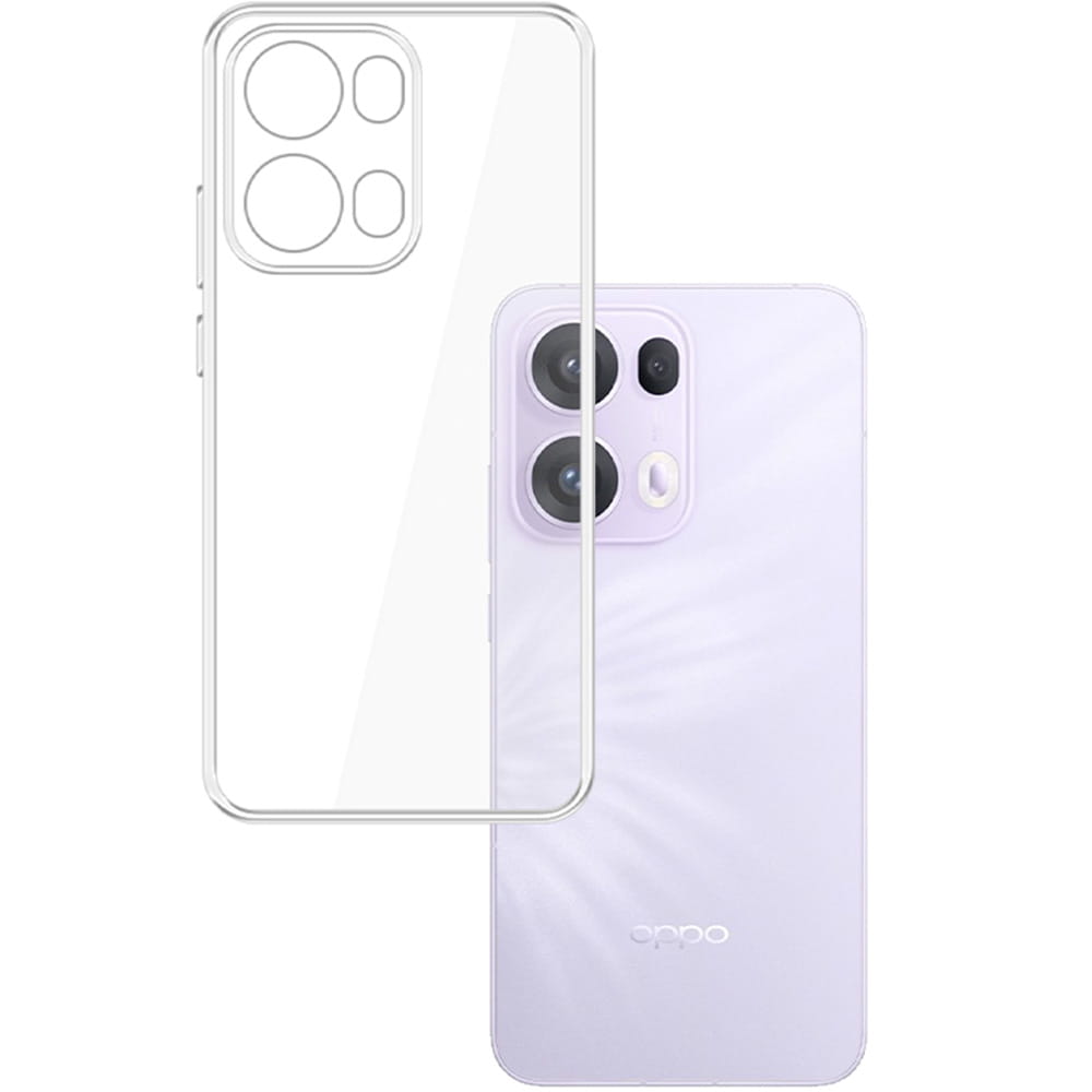 Carcasa 3mk Clear Case compatibila cu Oppo Reno 13 Pro, Transparent