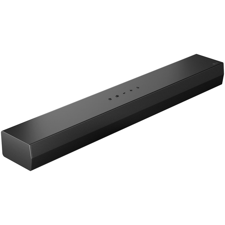 Саундбар LG S20A, 2.0, 50W, AI Sound Pro, Dolby Audio, Bluetooth, HDMI, USB, Черен