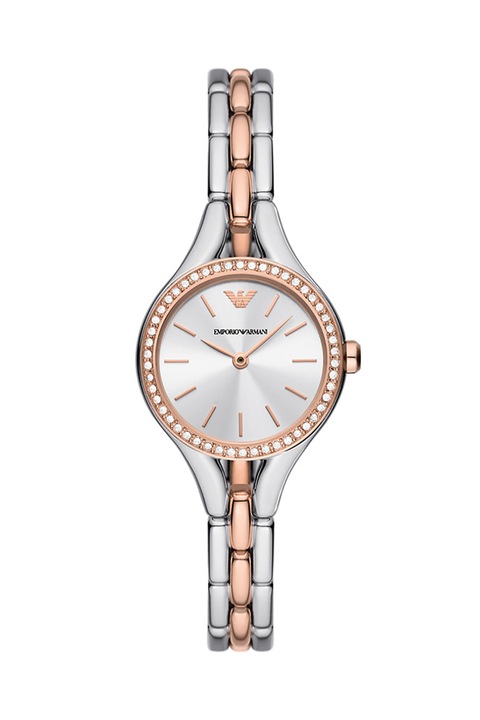 Emporio Armani, Часовник от неръждаема стомана, Сребрист