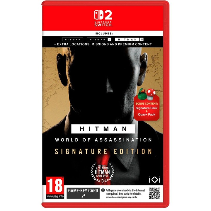 Joc Hitman World of Assassination - Signature Edition ( GAME-KEY Card ) pentru Nintendo Switch 2
