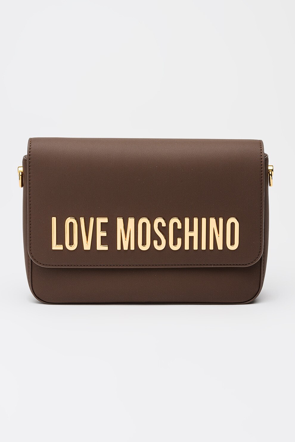 Love Moschino, Geanta din piele ecologica cu logo supradimensionat