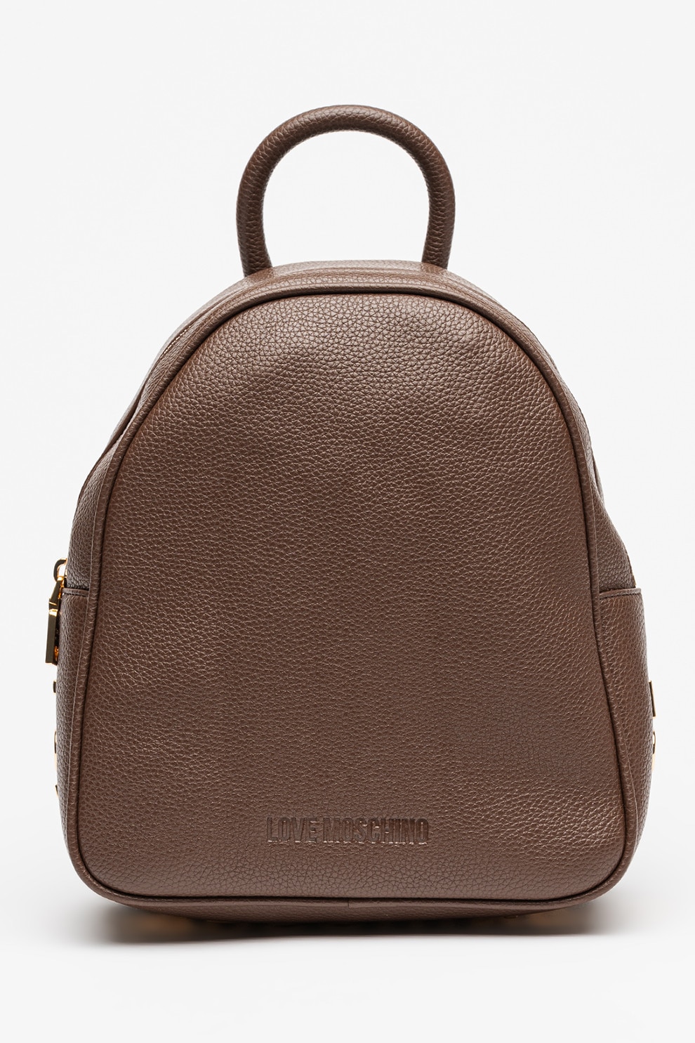 Love Moschino, Rucsac de piele ecologica cu aspect lacuit