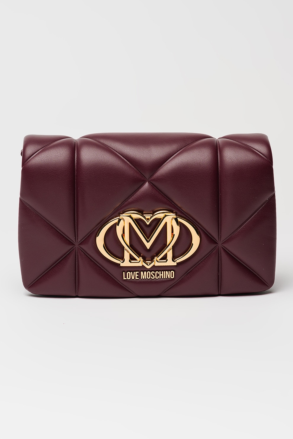 Love Moschino, Geanta crossbody de piele ecologica, Crem - eMAG.ro