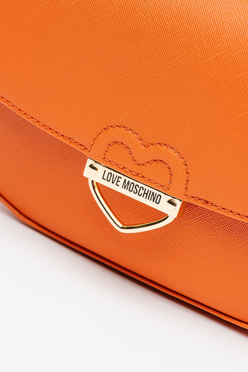 Love Moschino, Geanta crossbody din piele ecologica cu clapa