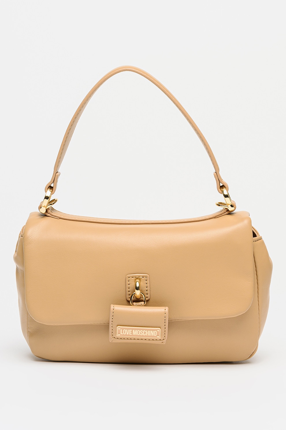Love Moschino, Geanta dreptunghiulara de piele ecologica cu bareta