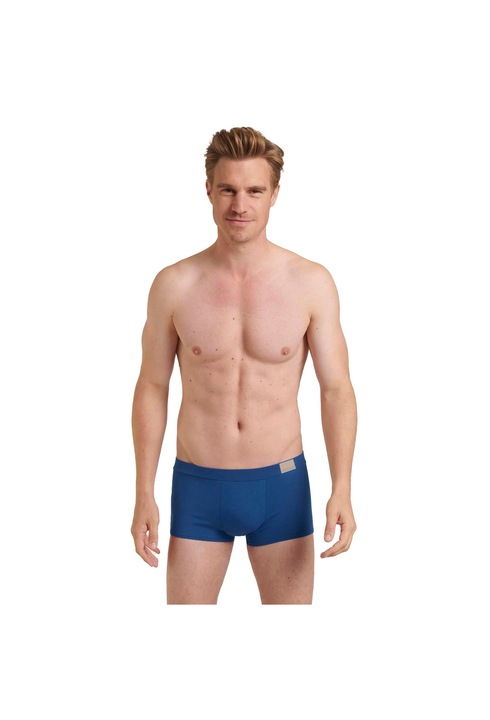 Sloggi, Set de chiloti hipster GO Natural - 4 perechi, Albastru