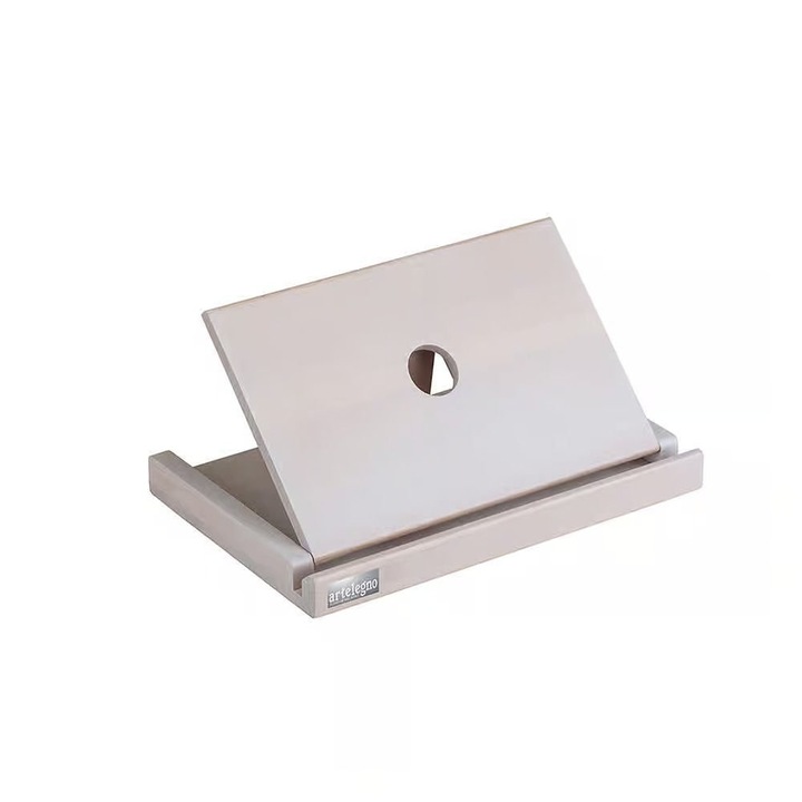 Suport pentru carte/tableta din lemn de fag, ArteLegno, reciclabil, rezistent la pete, 30x20x2.9cm