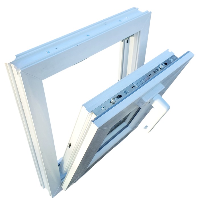 Fereastra PVC 45 x 45, batant, Alb, termopan