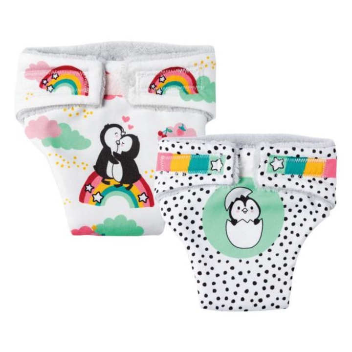 Heless 49001208 Pingvines babapelenkák 2 db, 35-45 cm-es babákhoz