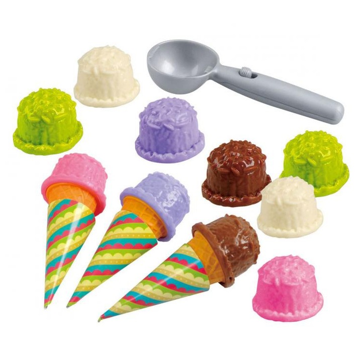 Play 1035790 Jégkrémes játékkészlet, 17 darabos