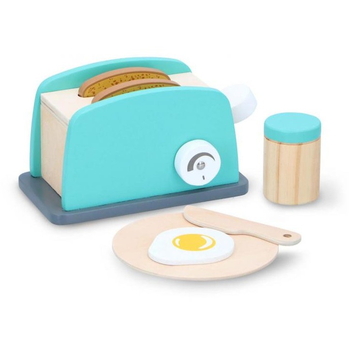 Thimble 2267944 Fa kenyérpirító készlet, 7 db Többszínű