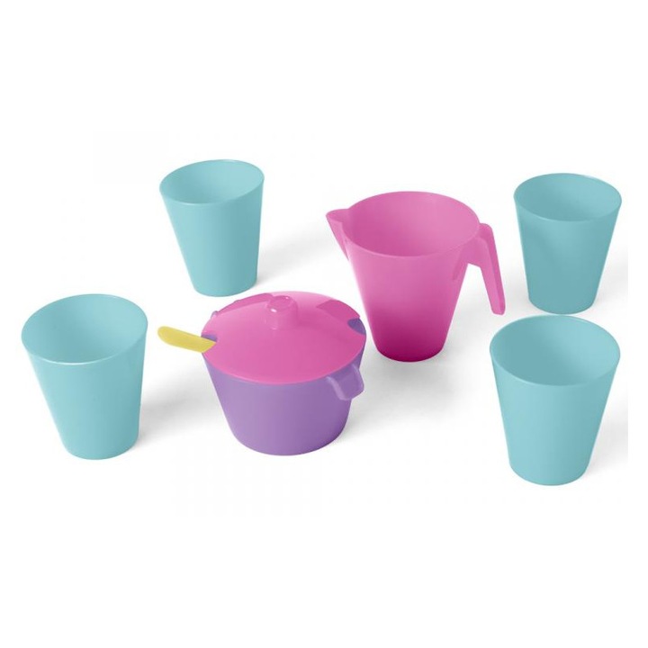 Wader 4222106 Party Time 8 db-os rózsaszín és kék edénykészlet - Wader