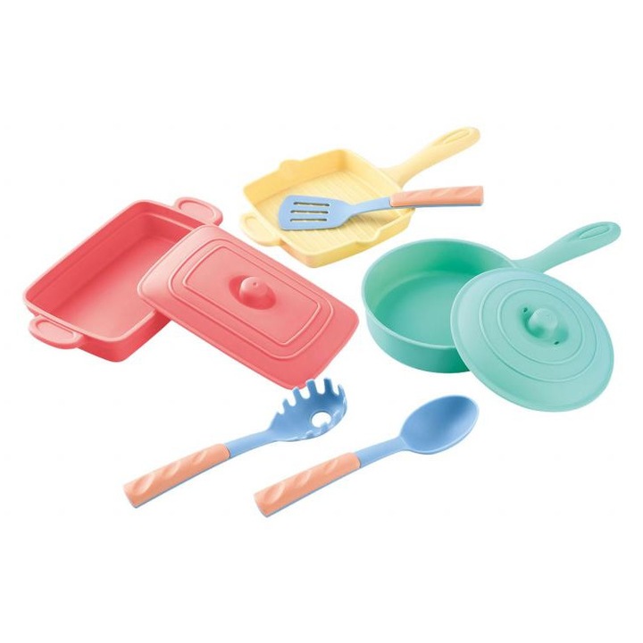 Play 1048240 Játék sütő- és grillserpenyő készlet, 8 darabos