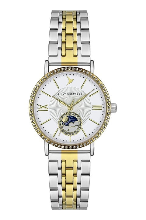 Emily Westwood, Két színárnyalatú analóg karóra, Ezüstszín, Aranyszín
