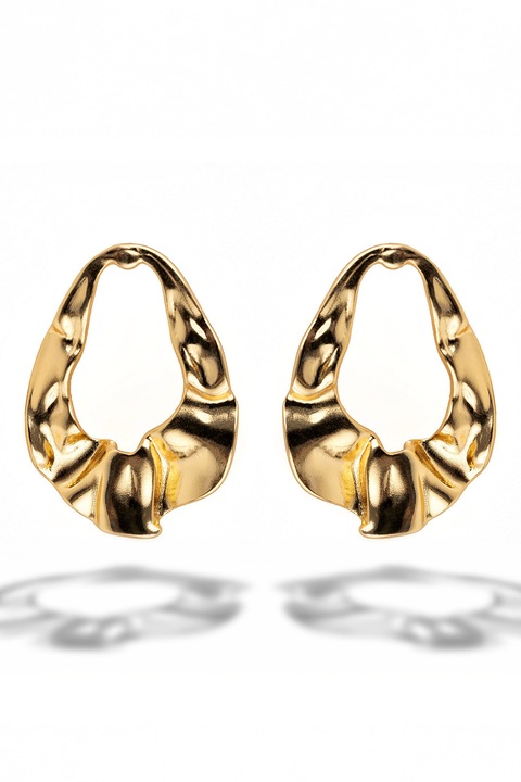 Marc Malone, Cercei placati cu aur de 18K, Auriu