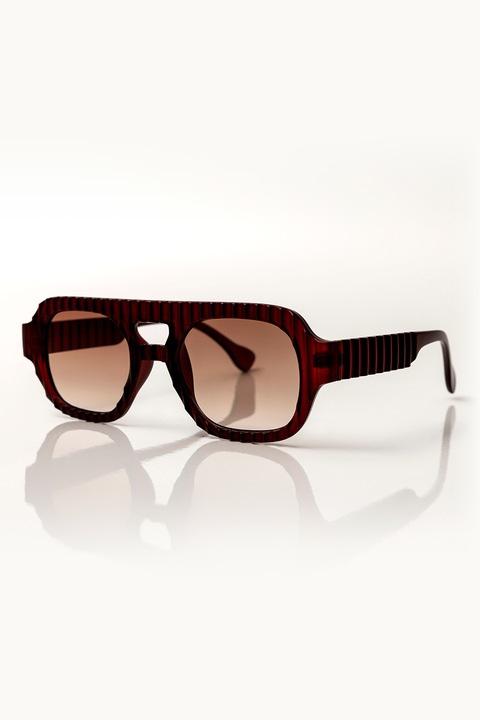 Emily Westwood, Слънчеви очила Aviator с градиента, 57-18-145, Тъмнокафяв