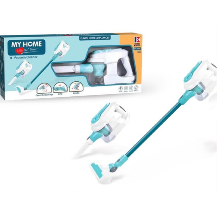 Apirator vertical, GHEMOTOC®, jucarie cu sunete si lumini, cu functie de aspirare, culoare verde
