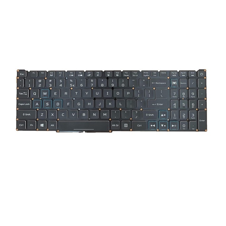 Tastatura pentru Acer Nitro 5 AN515-43, AN515-44, AN515-54, AN515-55, AN517-51, AN517-52, Nitro 7 AN715-51, Predator Helios 300 PH315-52, PH315-53, PH317-53, PH317-54, Premium, iluminata RGB