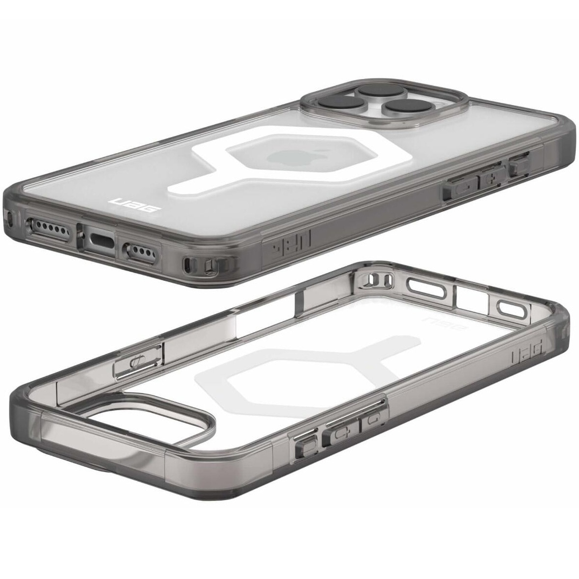 Husa de protectie UAG Plyo Magsafe pentru iPhone 16 Pro Max, Ash/White