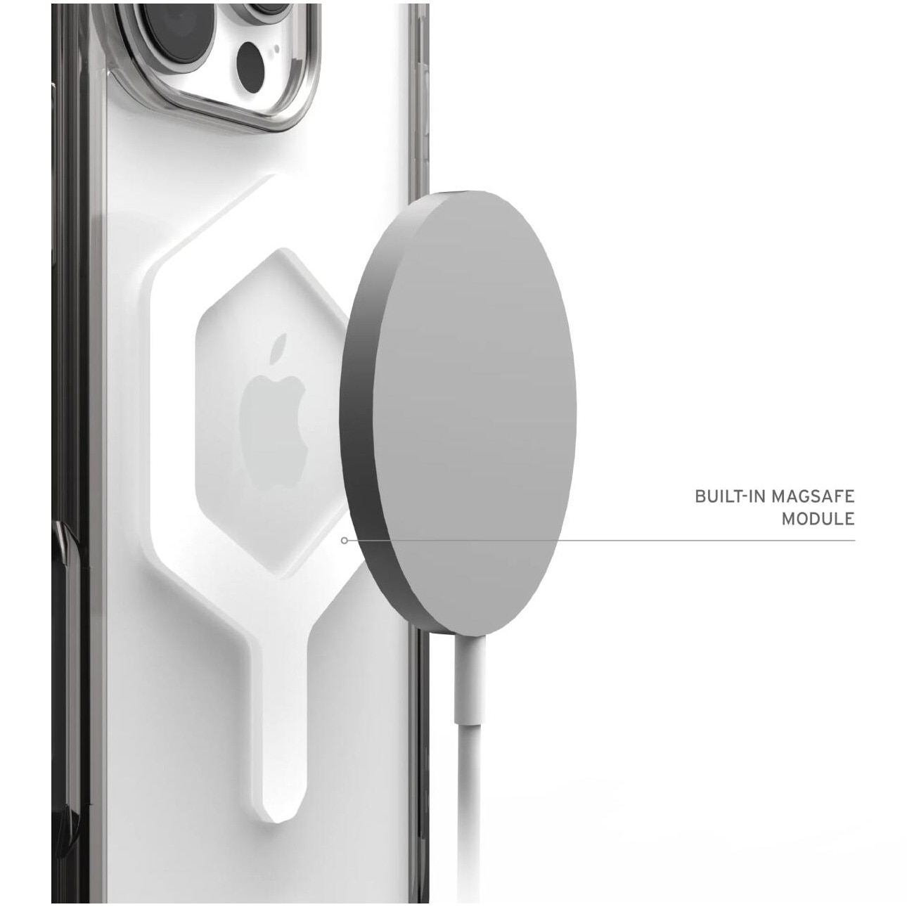 Husa de protectie UAG Plyo Magsafe pentru iPhone 16 Pro Max, Ash/White