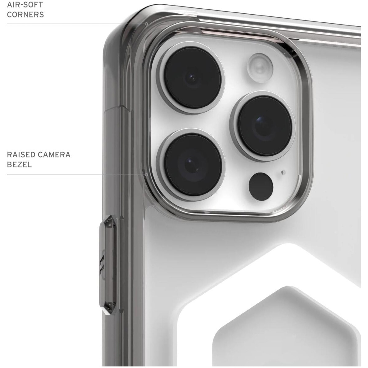 Husa de protectie UAG Plyo Magsafe pentru iPhone 16 Pro Max, Ash/White