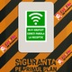 Indicator Pentru wi-fi gratuit cereti parola la receptie, Sticker autocolant, Cri-Flo, Dimensiune A4 21x30 cm