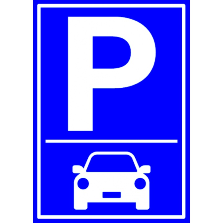 Indicator Semn de parcare auto, Sticker autocolant, Cri-Flo, Dimensiune A4 21x30 cm