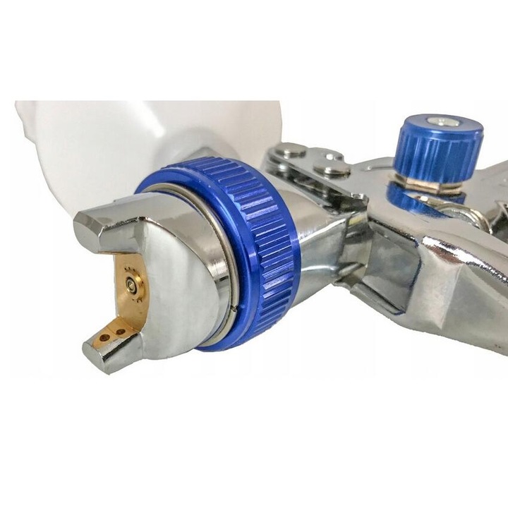 Pistol de vopsit, duza 1.5 mm, 600 ml, prindere 1/4'', Verke