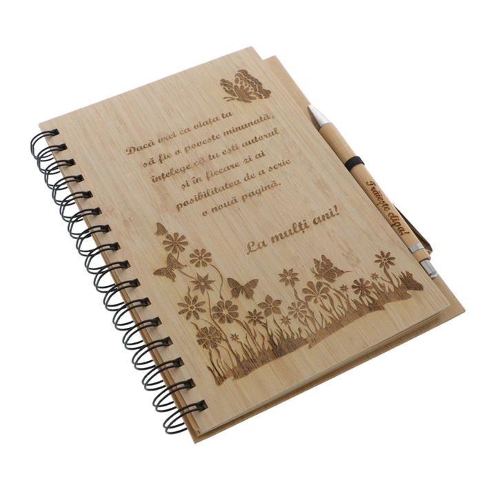 Agenda cu pix personalizata zi de nastere A5