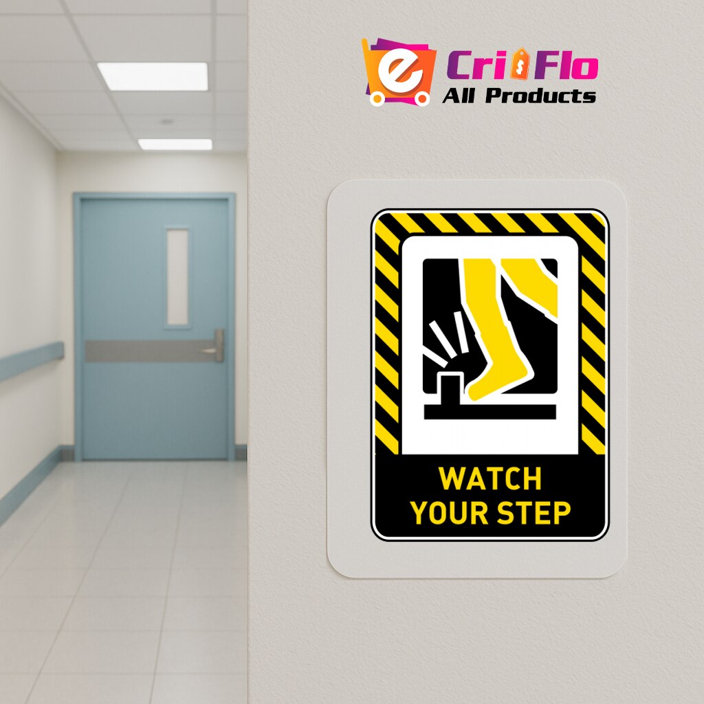 Step Up Provider Sticker Indicator Watch Your Step Signs, Sticker autocolant, Cri-Flo ...